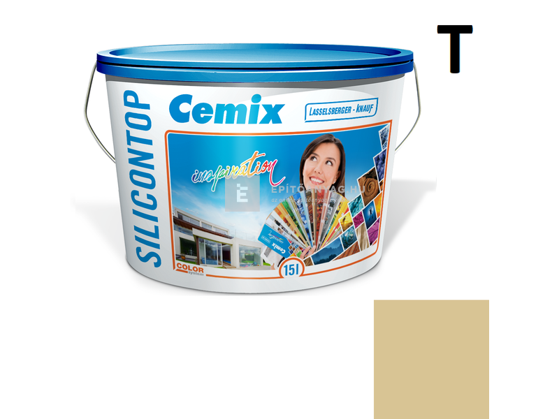 Cemix-LB-Knauf SiliconOla Szilikon színezővakolat, dörzsölt 2 mm 4955 brown 25 kg