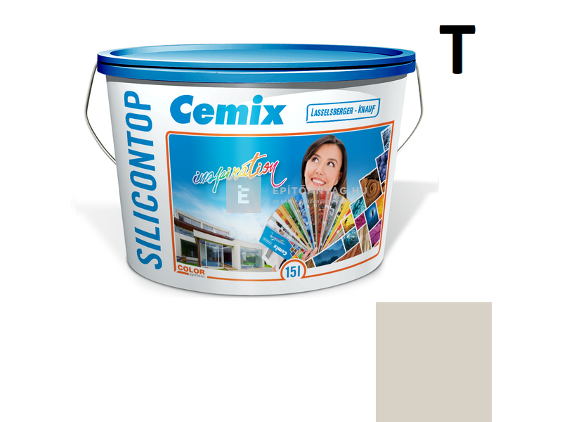 Cemix-LB-Knauf SiliconOla Szilikon színezővakolat, dörzsölt 2 mm 4973 brown 25 kg