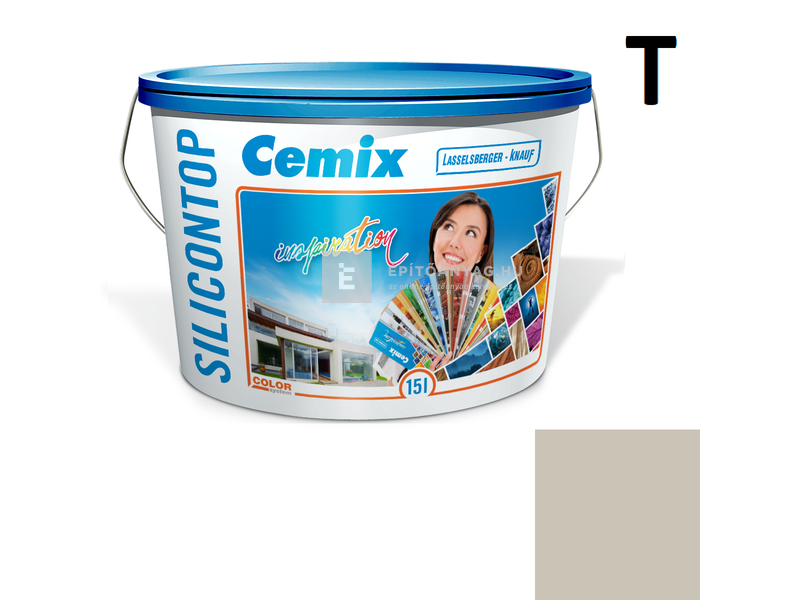 Cemix-LB-Knauf SiliconOla Szilikon színezővakolat, dörzsölt 2 mm 4975 brown 25 kg