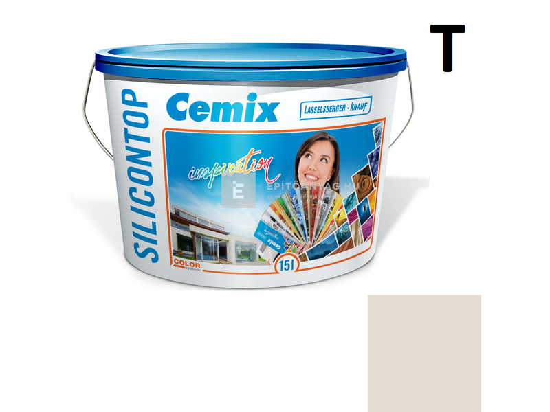 Cemix-LB-Knauf SiliconOla Szilikon színezővakolat, dörzsölt 2 mm 4981 brown 25 kg