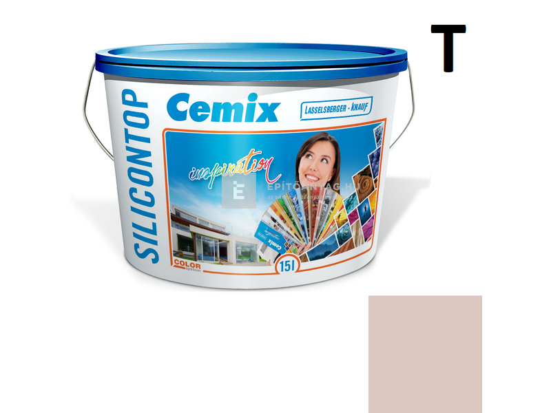 Cemix-LB-Knauf SiliconOla Szilikon színezővakolat, dörzsölt 2 mm 5113 rock 25 kg