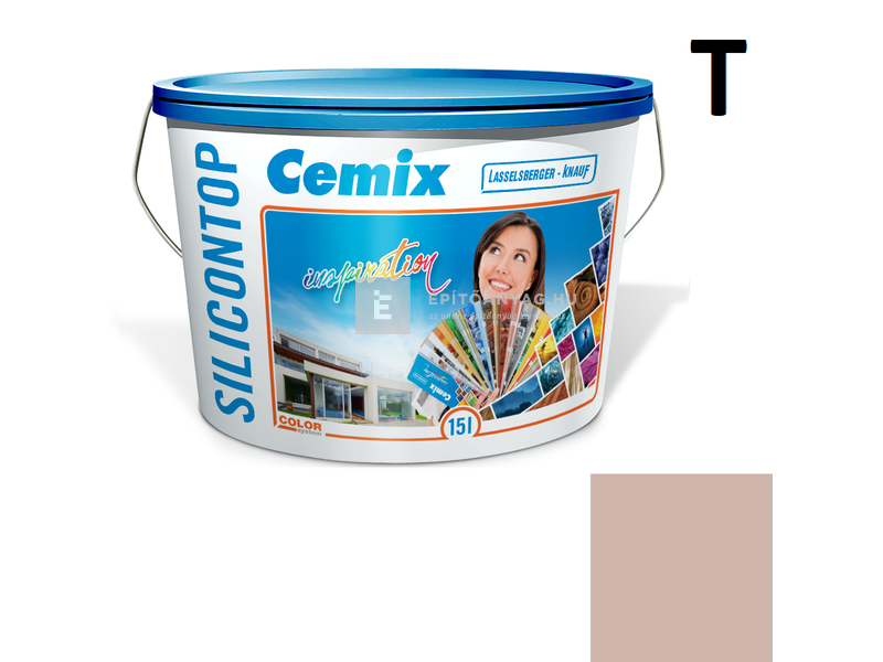 Cemix-LB-Knauf SiliconOla Szilikon színezővakolat, dörzsölt 2 mm 5115 rock 25 kg