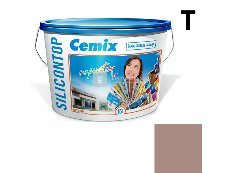 Cemix-LB-Knauf SiliconOla Szilikon színezővakolat, dörzsölt 2 mm 5119 rock 25 kg