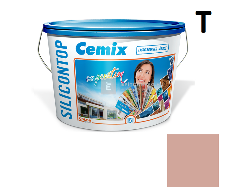 Cemix-LB-Knauf SiliconOla Szilikon színezővakolat, dörzsölt 2 mm 5125 rock 25 kg