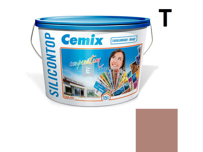 Cemix-LB-Knauf SiliconOla Szilikon színezővakolat, dörzsölt 2 mm 5129 rock 25 kg