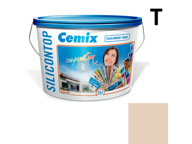 Cemix-LB-Knauf SiliconOla Szilikon színezővakolat, dörzsölt 2 mm 5131 rock 25 kg