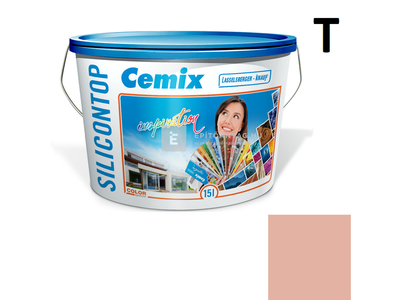 Cemix-LB-Knauf SiliconOla Szilikon színezővakolat, dörzsölt 2 mm 5133 rock 25 kg
