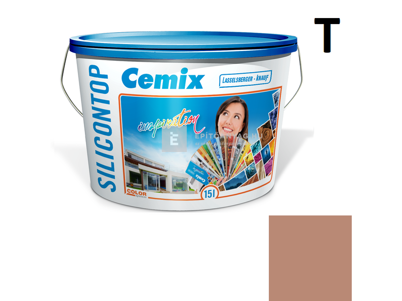 Cemix-LB-Knauf SiliconOla Szilikon színezővakolat, dörzsölt 2 mm 5137 rock 25 kg