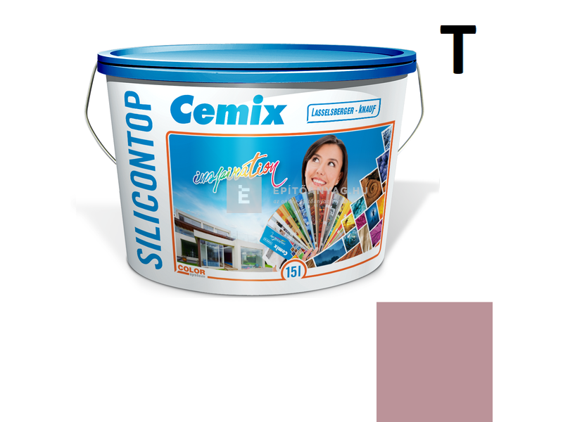 Cemix-LB-Knauf SiliconOla Szilikon színezővakolat, dörzsölt 2 mm 5169 rusty 25 kg