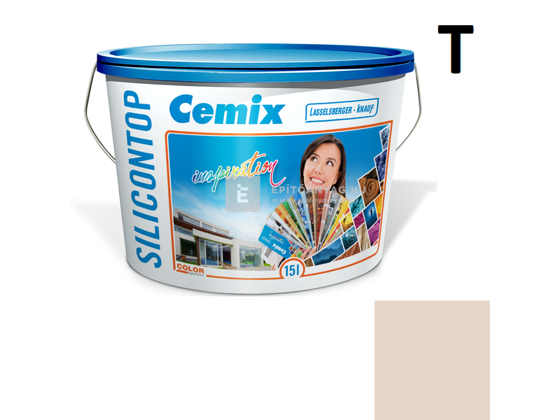 Cemix-LB-Knauf SiliconOla Szilikon színezővakolat, dörzsölt 2 mm 5175 rusty 25 kg