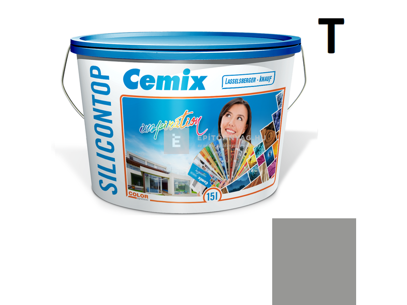 Cemix-LB-Knauf SiliconOla Szilikon színezővakolat, dörzsölt 2 mm 5317 rock 25 kg