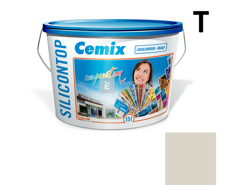 Cemix-LB-Knauf SiliconOla Szilikon színezővakolat, dörzsölt 2 mm 5331 rock 25 kg