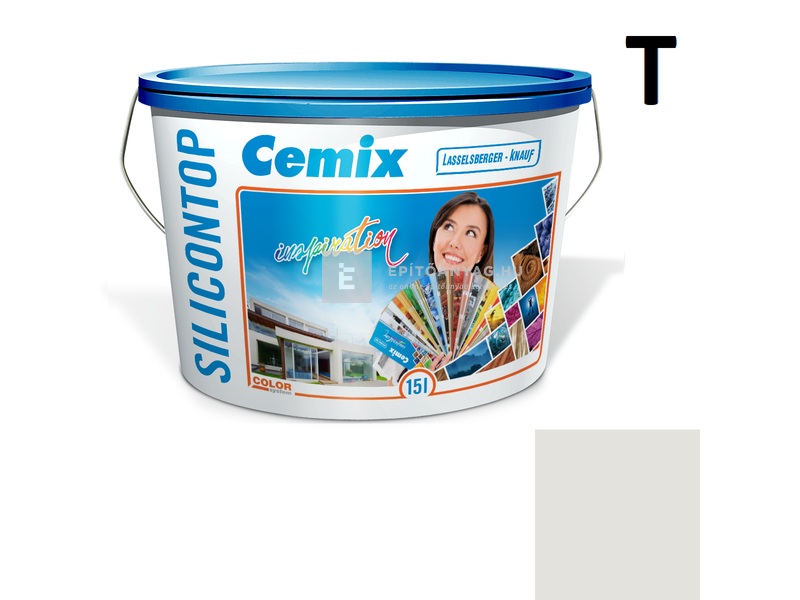 Cemix-LB-Knauf SiliconOla Szilikon színezővakolat, dörzsölt 2 mm 5341 rock 25 kg