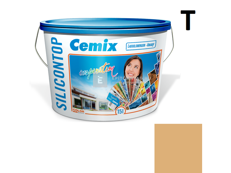 Cemix-LB-Knauf SiliconTop Homlokzatfesték 4337 orange 15 l