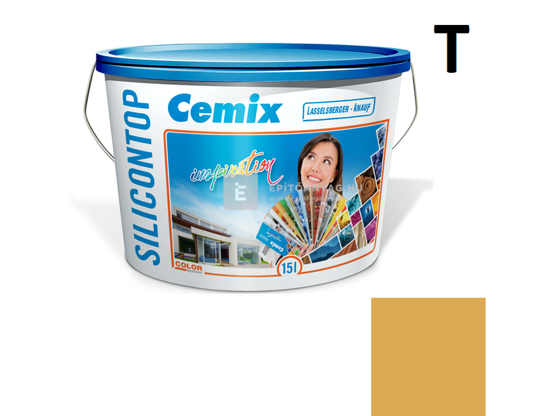 Cemix-LB-Knauf SiliconTop Homlokzatfesték 4377 orange 15 l