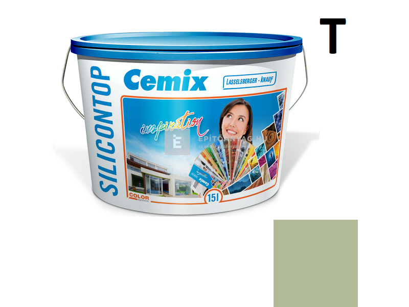 Cemix-LB-Knauf SiliconTop Homlokzatfesték 4517 green 15 l
