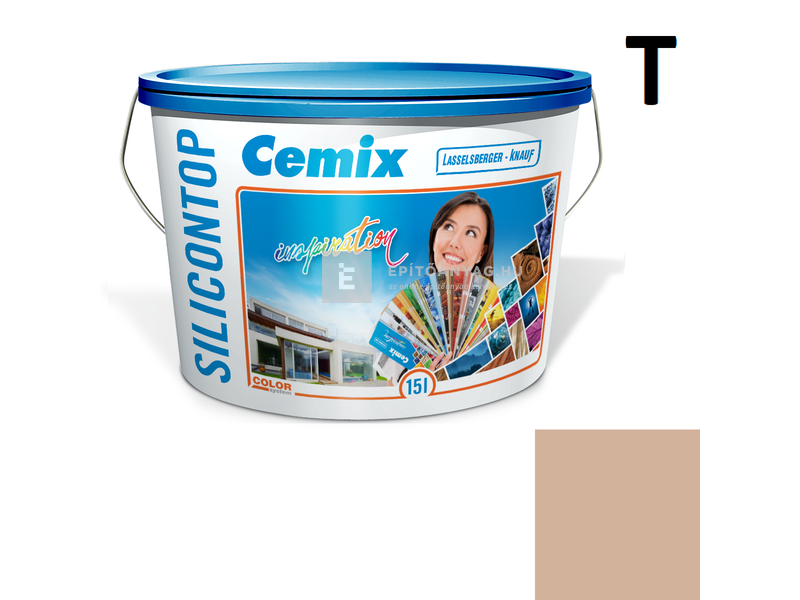 Cemix-LB-Knauf SiliconTop Homlokzatfesték 4923 brown 15 l