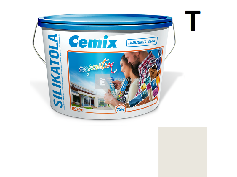Cemix-LB-Knauf SilikatOla Szilikát színezővakolat, kapart 1,5 mm 4161 cream 25 kg