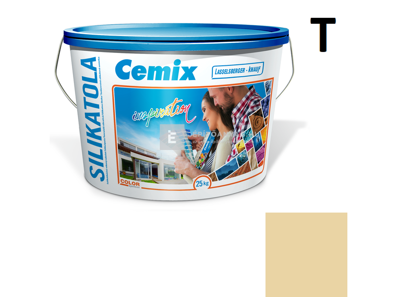 Cemix-LB-Knauf SilikatOla Szilikát színezővakolat, kapart 1,5 mm 4315 orange 25 kg