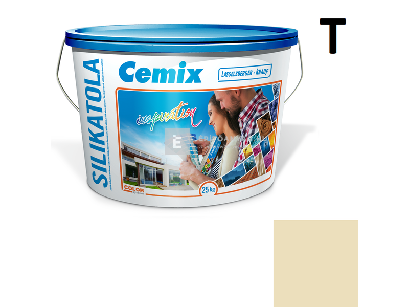 Cemix-LB-Knauf SilikatOla Szilikát színezővakolat, kapart 1,5 mm 4321 orange 25 kg