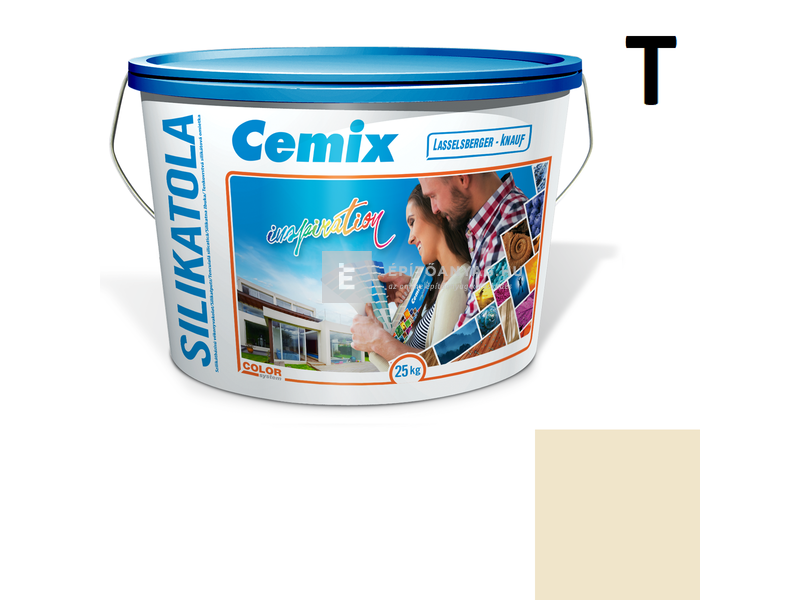 Cemix-LB-Knauf SilikatOla Szilikát színezővakolat, kapart 1,5 mm 4361 orange 25 kg