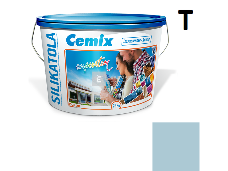 Cemix-LB-Knauf SilikatOla Szilikát színezővakolat, kapart 1,5 mm 4715 blue 25 kg
