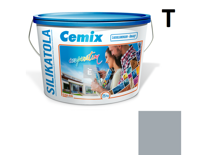 Cemix-LB-Knauf SilikatOla Szilikát színezővakolat, kapart 1,5 mm 4749 blue 25 kg