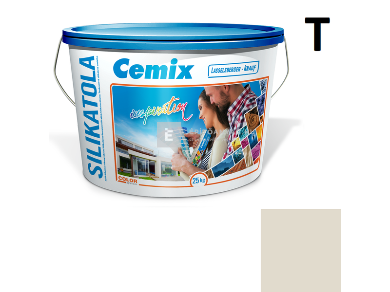 Cemix-LB-Knauf SilikatOla Szilikát színezővakolat, kapart 1,5 mm 4941 brown 25 kg