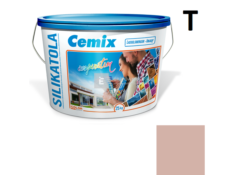 Cemix-LB-Knauf SilikatOla Szilikát színezővakolat, kapart 1,5 mm 5143 rusty 25 kg