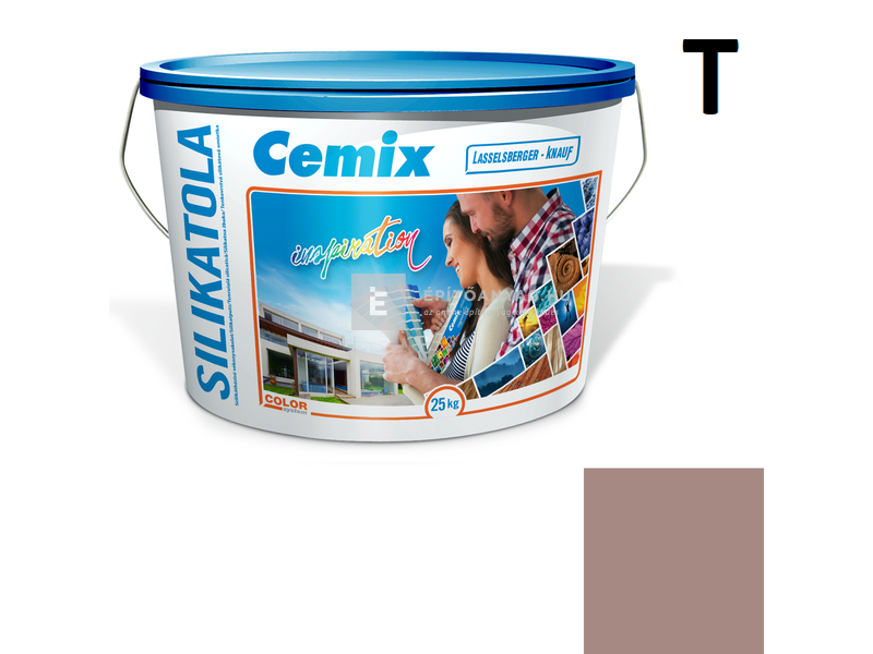 Cemix-LB-Knauf SilikatOla Szilikát színezővakolat, kapart 1,5 mm 5157 rusty 25 kg