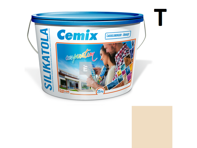 Cemix-LB-Knauf SilikatOla Szilikát színezővakolat, kapart 1,5 mm 5171 rusty 25 kg