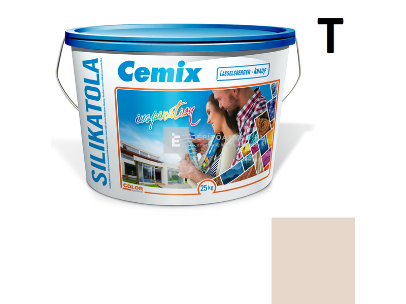 Cemix-LB-Knauf SilikatOla Szilikát színezővakolat, kapart 1,5 mm 5175 rusty 25 kg