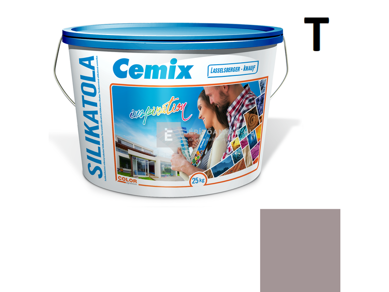 Cemix-LB-Knauf SilikatOla Szilikát színezővakolat, kapart 1,5 mm 5185 rusty 25 kg
