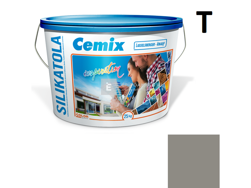 Cemix-LB-Knauf SilikatOla Szilikát színezővakolat, kapart 1,5 mm 5339 rock 25 kg