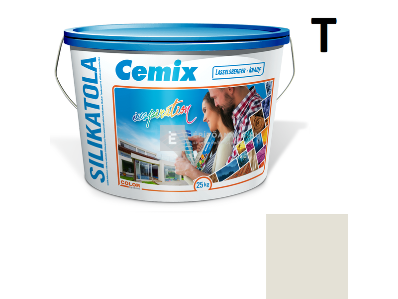 Cemix-LB-Knauf SilikatOla Szilikát színezővakolat, kapart 2 mm 4171 cream 25 kg