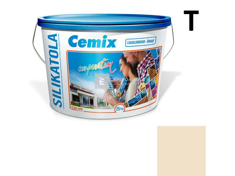 Cemix-LB-Knauf SilikatOla Szilikát színezővakolat, kapart 2 mm 4351 orange 25 kg
