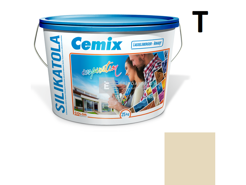 Cemix-LB-Knauf SilikatOla Szilikát színezővakolat, kapart 2 mm 4933 brown 25 kg