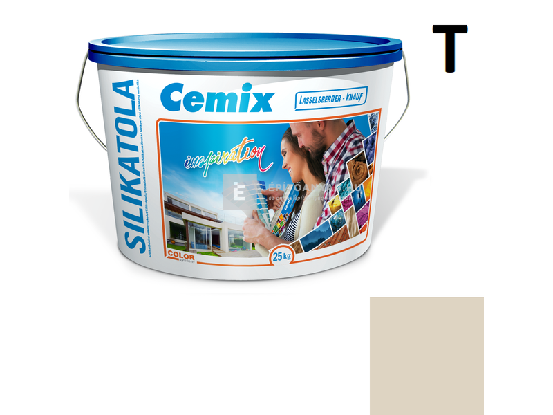 Cemix-LB-Knauf SilikatOla Szilikát színezővakolat, kapart 2 mm 4943 brown 25 kg