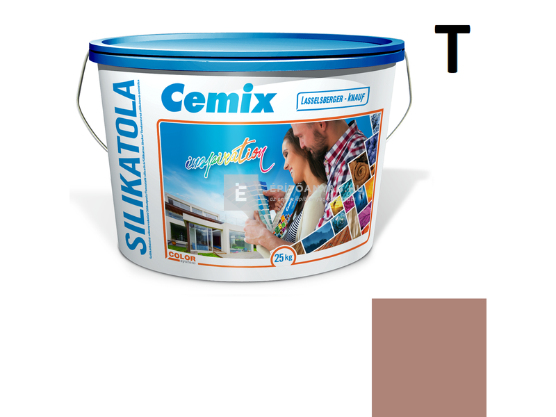 Cemix-LB-Knauf SilikatOla Szilikát színezővakolat, kapart 2 mm 5129 rusty 25 kg