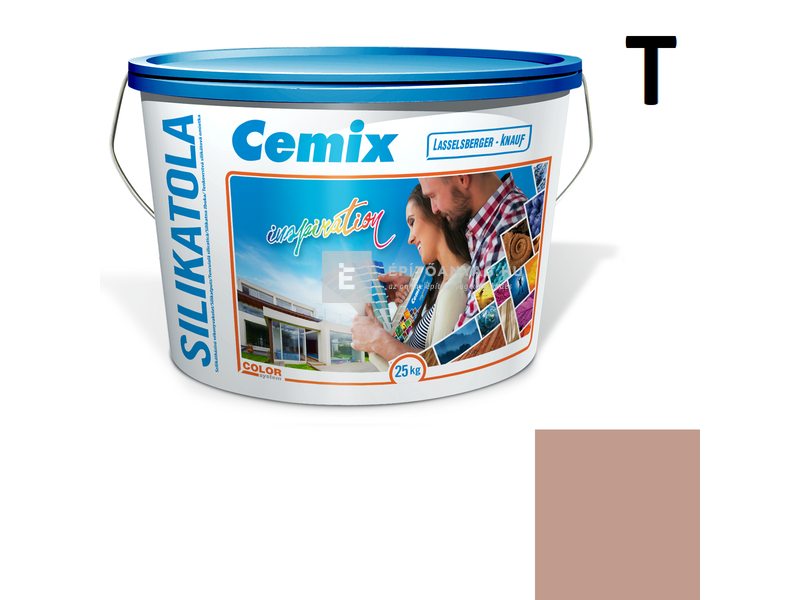 Cemix-LB-Knauf SilikatOla Szilikát színezővakolat, kapart 2 mm 5145 rusty 25 kg