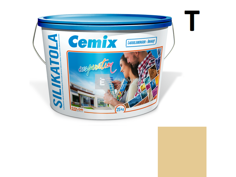 Cemix-LB-Knauf SilikatOla Szilikát színezővakolat, dörzsölt 2 mm 4317 orange 25 kg