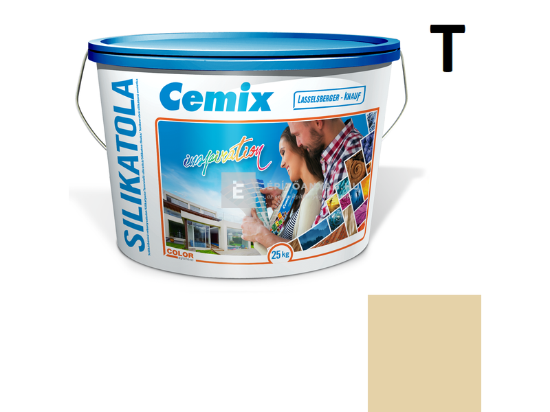 Cemix-LB-Knauf SilikatOla Szilikát színezővakolat, dörzsölt 2 mm 4363 orange 25 kg