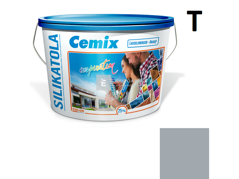 Cemix-LB-Knauf SilikatOla Szilikát színezővakolat, dörzsölt 2 mm 4749 blue 25 kg
