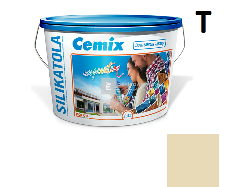 Cemix-LB-Knauf SilikatOla Szilikát színezővakolat, dörzsölt 2 mm 4953 brown 25 kg