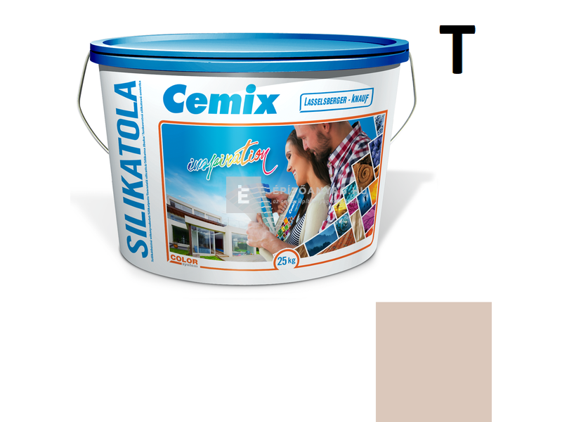 Cemix-LB-Knauf SilikatOla Szilikát színezővakolat, dörzsölt 2 mm 5121 rusty 25 kg