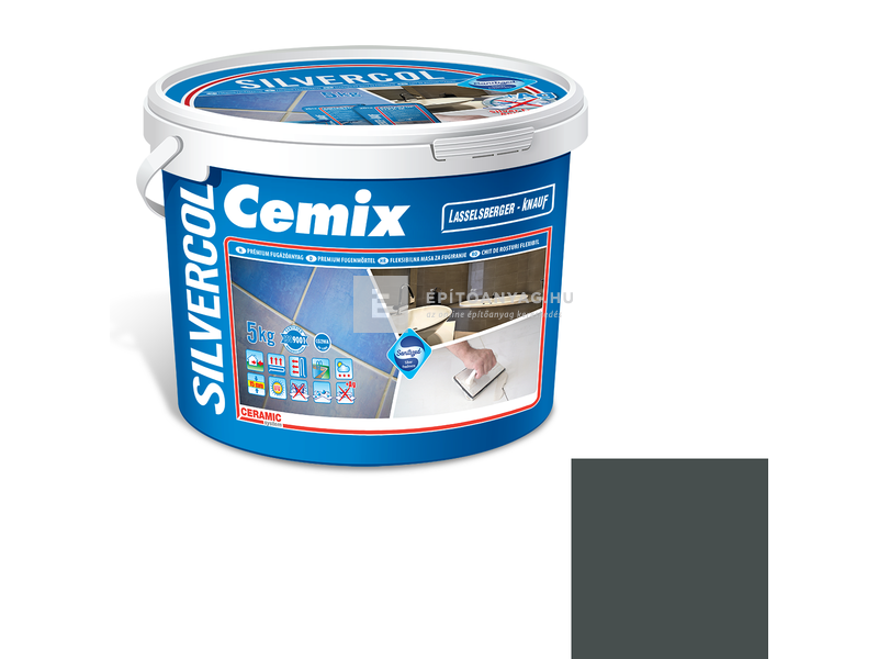 Cemix SilverCol fugázó 2-15 mm antracit 5 kg