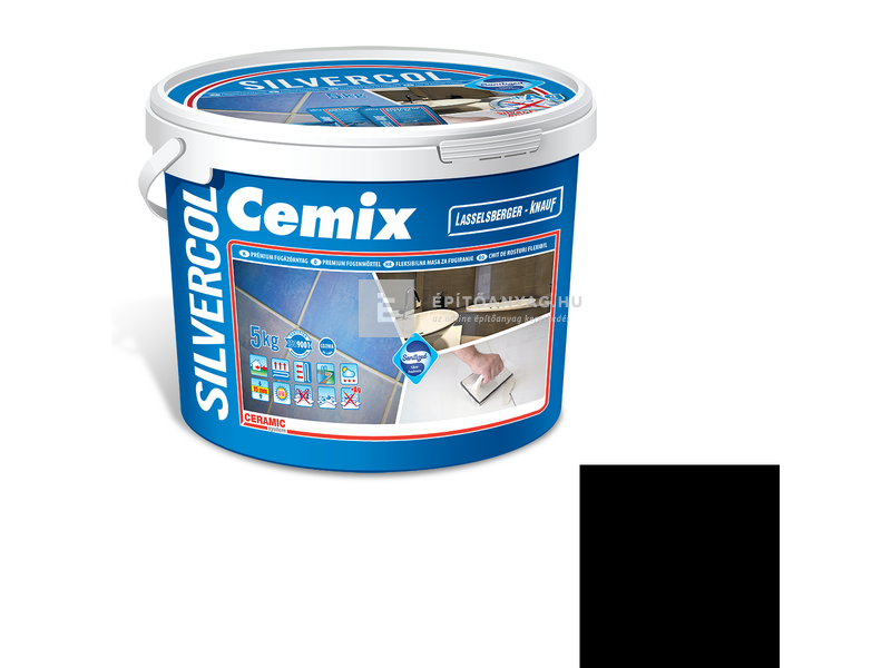 Cemix SilverCol fugázó 2-15 mm fekete 5 kg