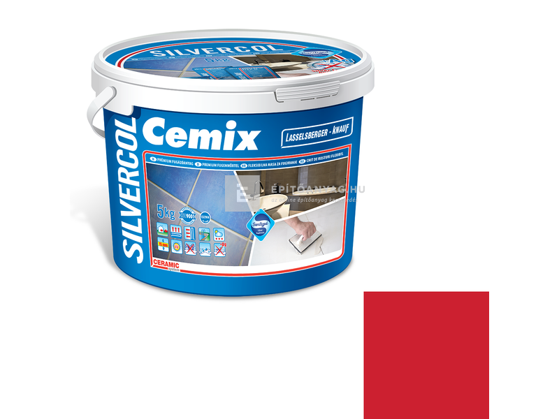 Cemix SilverCol fugázó 2-15 mm piros 5 kg
