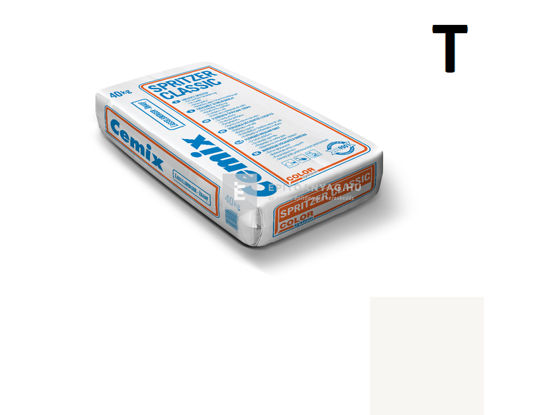 Cemix-LB-Knauf Spritzer classic Fröccskölt színezővakolat 4000 white 40 kg