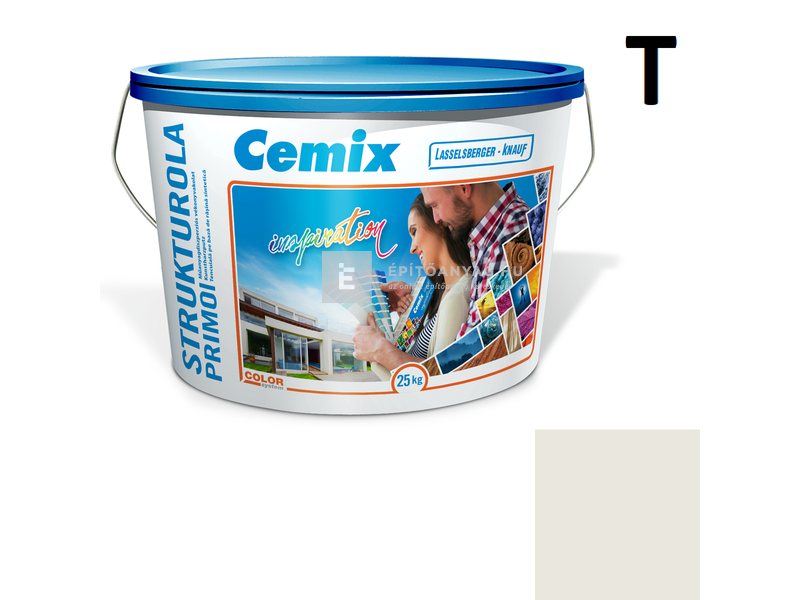 Cemix-LB-Knauf StrukturOla Primo Diszperziós színezővakolat, kapart 1,5 mm 4161 cream 25 kg